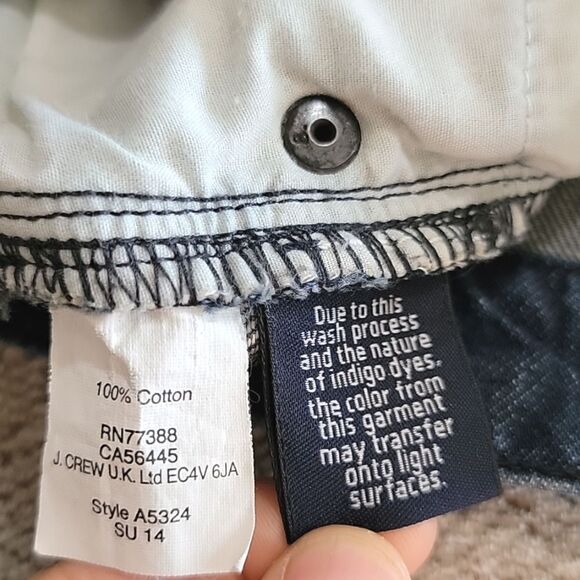 J. Crew Factory Frayed Hem Jean Shorts - Size 4 - Picture 10 of 10